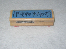 Kolette Hall - Rubber Stamp - "Picture Perfect" Medium Size - Dated 2006