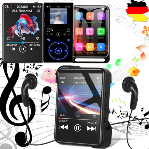 16/32GB Bluetooth MP3 Player MP4 Music Player FM Radio Audio HiFi Sport Portable - Picture 1 of 44