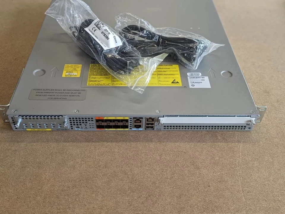 Cisco ASR1001-X Chassis, 6 built-in GE, Dual P/S, 8GB DRAM