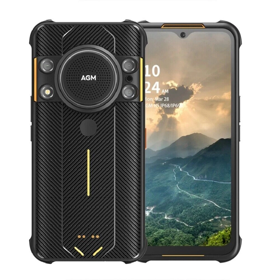 AGM H5 Global Smartphone 128GB 7000MAH IP68/IP69K 3.5W Loud Speaker Night Vision - Image 3 of 4