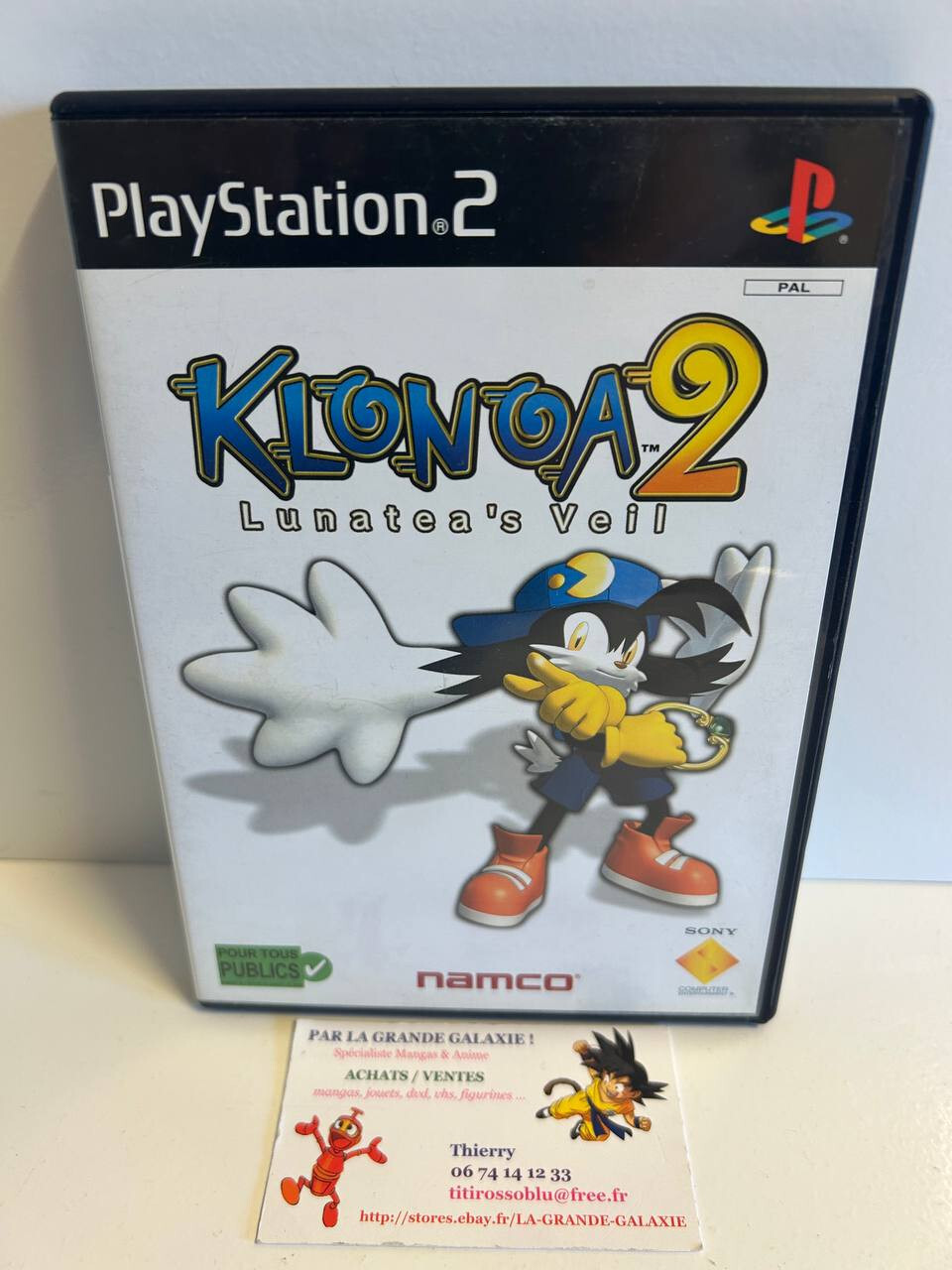Jeu Vidéo Sony Playstation 2 PS2 Klonoa 2 Lunatea's Veil FRA CIB Namco PAL TBE