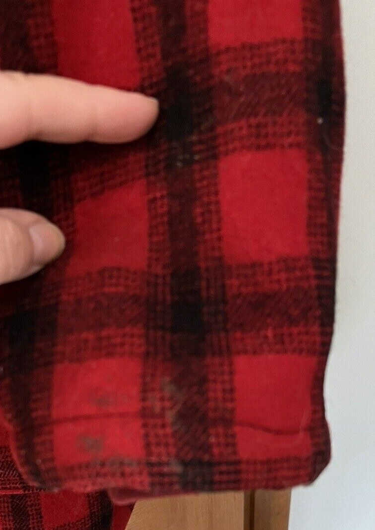 Vintage Woolrich Buffalo Plaid Mens Hunting Heavy Coat Jacket Size XL/46? READ eBay
