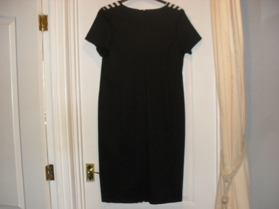 Simply Be Black/White Striped Body Con Dress Size 20 Unworn eBay