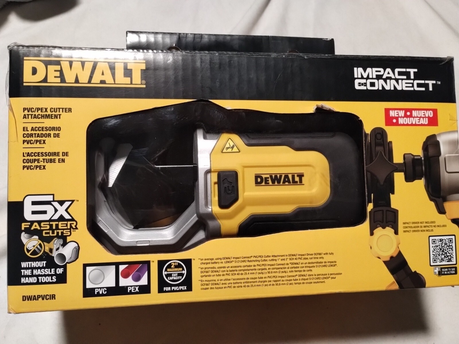 DEWALT DWAPVCIR PVC/PEX CUTTER ATTACHMENT *Brand New! eBay