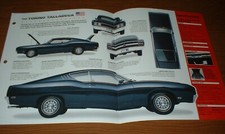 1969 Ford Torino Talladega Original Imp Brochure 69 428 Cobra Jet Specs Info