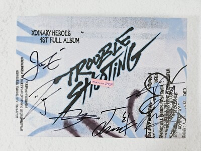 XDINARY HEROES Troubleshooting Signed Promo Album Autographed +