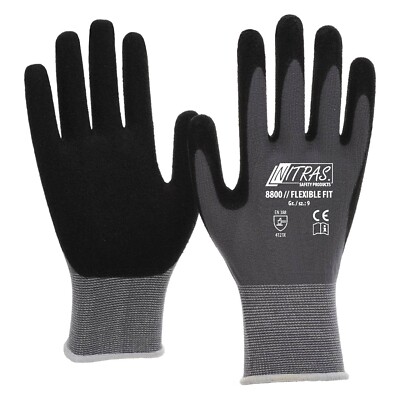 NITRAS Flexible Fit 8800 Arbeitshandschuhe Montagehandschuhe Gr. 7-11 Handschuhe