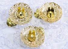 Three Vintage Eckartina Clip On Christmas Tree Candle Holder