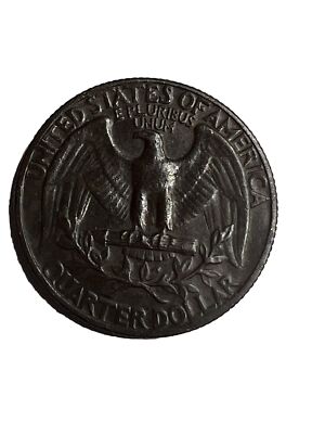 1965Washington quarter Black beautyクオーター 1965 Quarter No Mint Mark (MINT ERROR) Black Beauty Improperly