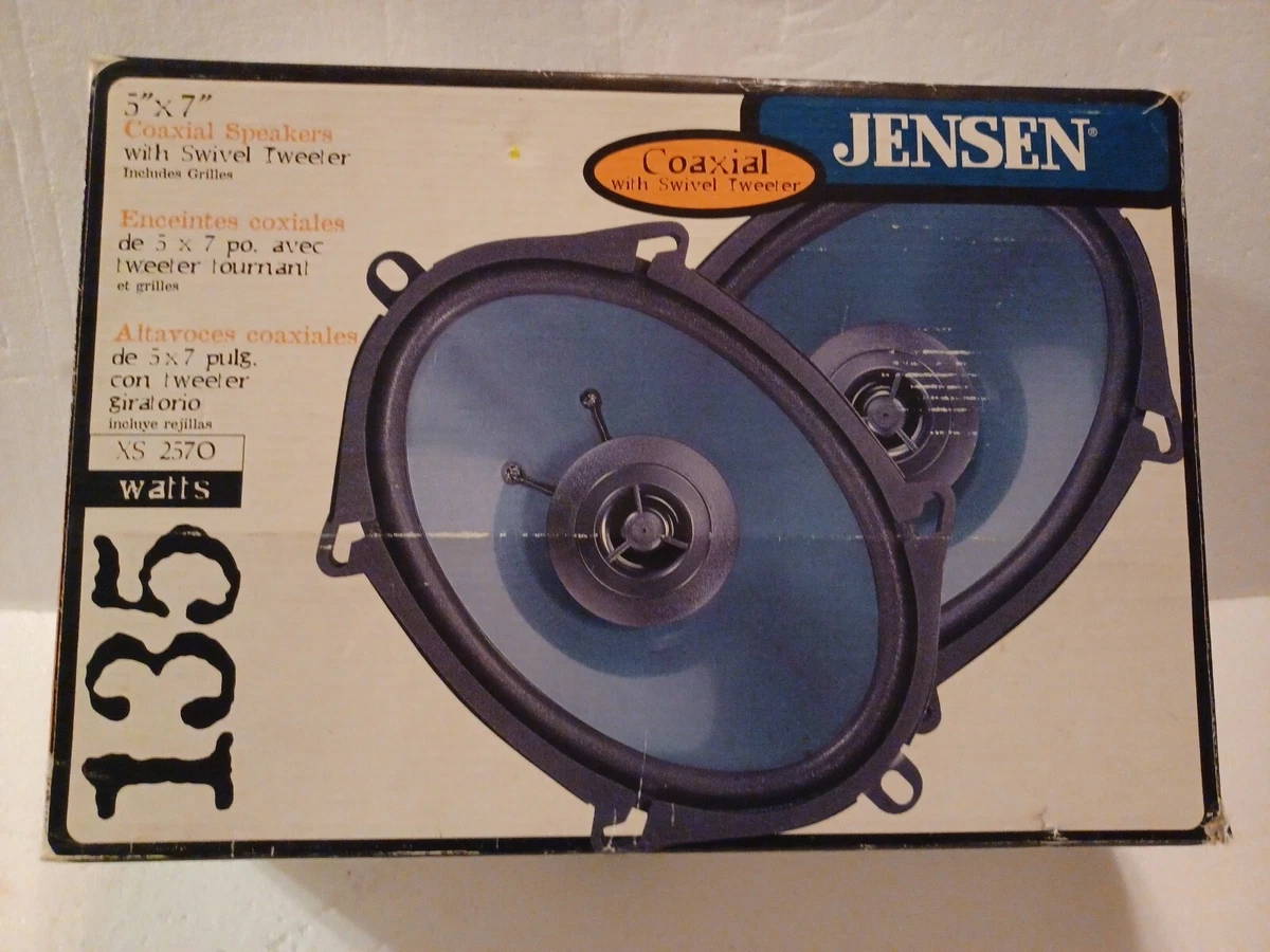 Vintage Pair Vintage Jensen Coaxial Swivel Tweeter 5x7 Speakers