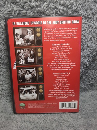 The Andy Griffith Show (2003, DVD) 2 Discs 16 Episode DVD Set - Picture 2 of 5