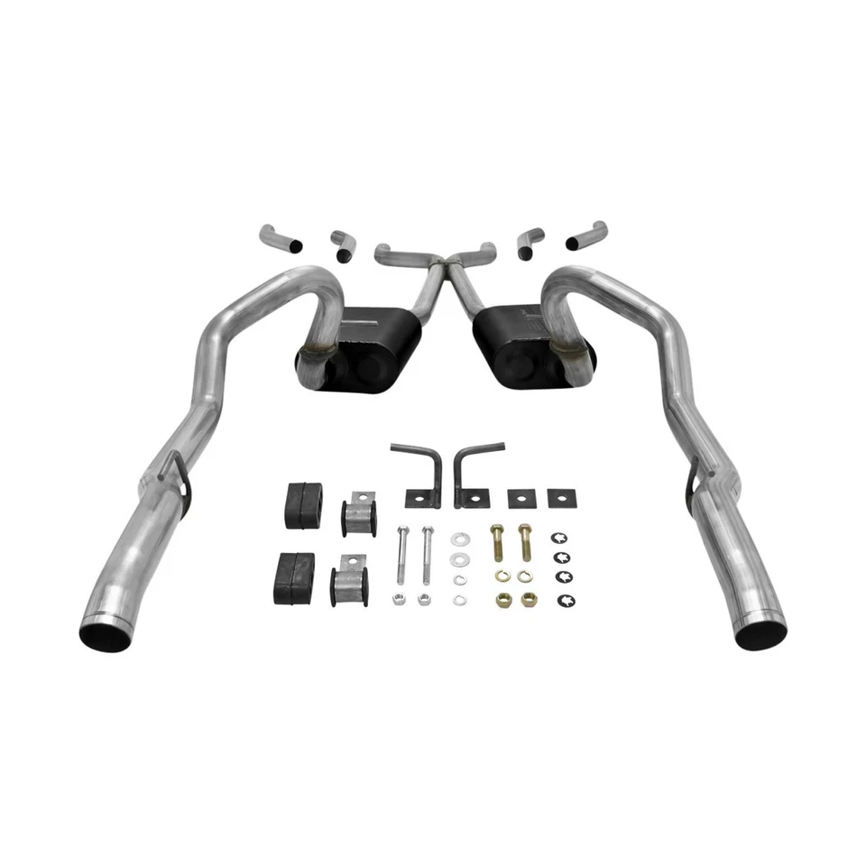 Kit de sistema de escape para 1968-1971 Plymouth Valiant 5,6 L V8 GAS OHV Foto 3 de 4
