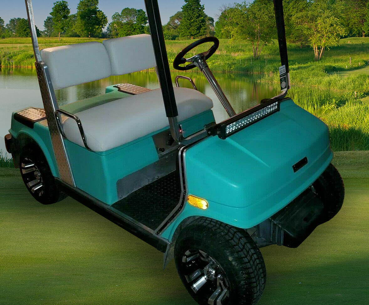 Yamaha G2 Golf Cart Front Seat Cover Set Vinyl Replacement, 19851991, STAPLE ON eBay