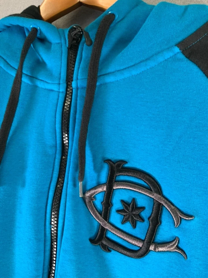 De colección Zapatos DC Para Hombres Grandes Y2K Pesado Cremallera Sudadera con Capucha Bordado Bolsillo para Auriculares Foto 4 de 4