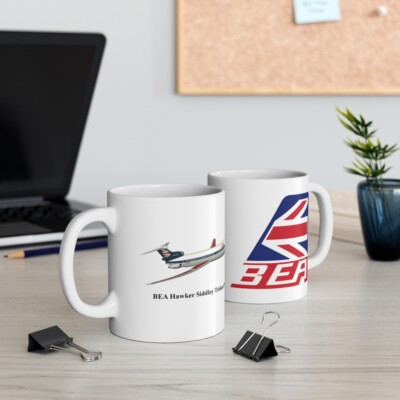 British European Airways Hawker Siddley HS121 Trident Coffee Mug
