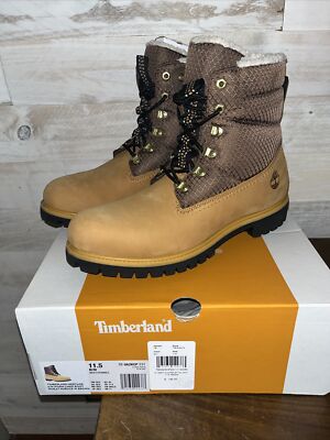 Timberland Men's Warm Lined Waterproof Boots Wheat Brown