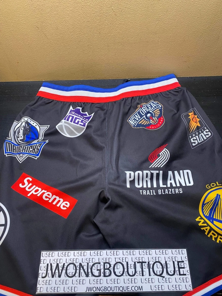 terrorismo Exactitud Generalmente 2018 Supreme Nike NBA Teams Authentic Short Black | eBay