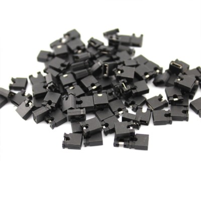 100PCS 2.54MM SHUNT Pitch jumper shorted cap&Headers & Wire Housings