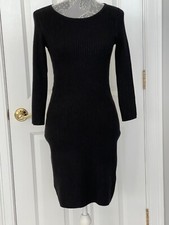 GAP cotton viscose black sweater dress, Size S