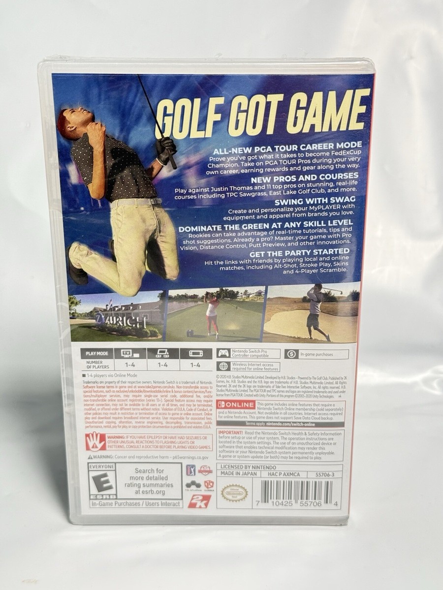 PGA Tour 2K21 Nintendo Switch Brand New Sealed 710425557064|