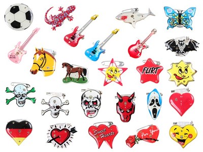 Blinki Anstecker Blinky Brosche Pin Button Pferd 11 blinkender Party Anstecker