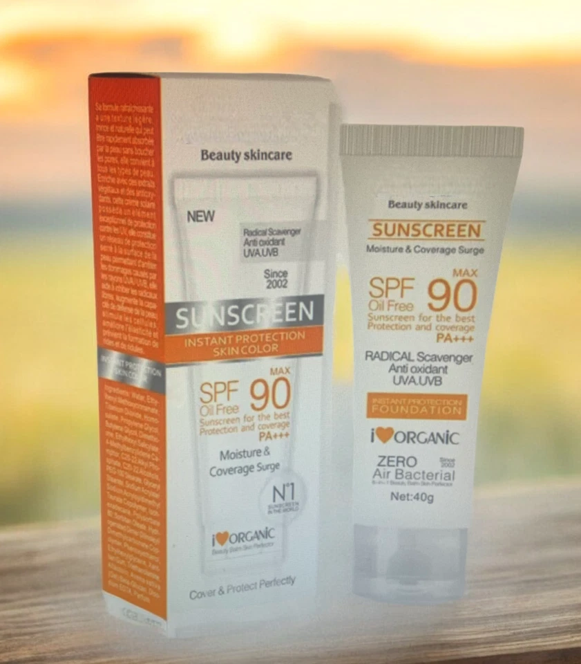 Protetor solar FPS 90 protetor solar, bloqueador solar de amplificador esp - Imagem 4 de 4