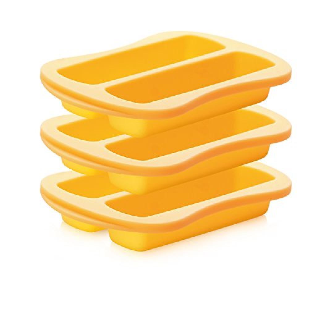Tescoma 643189 Stampi per Barrette Snack, Silicone, Giallo, 3 unit  - NUOVO