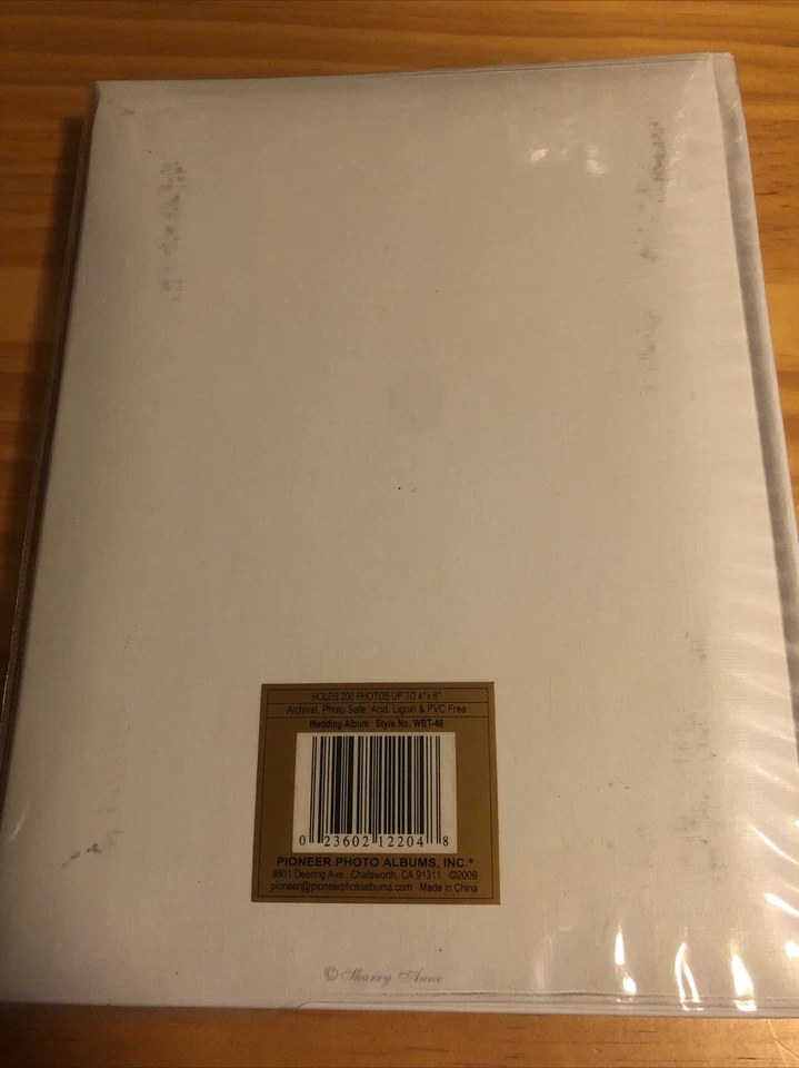 Álbum de fotos de boda encuadernado Pioneer WBT-46 4x6", 50 páginas con 200 fotos Sku23 Foto 2 de 4