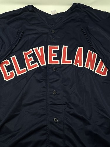 Zach Plesac Hand Signed Autographed Cleveland Guardians Blue Jersey PSA - Picture 5 of 5