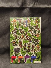 TMNT Teenage Mutant Ninja Turtles 24 Sticker Sheet 4"x6"