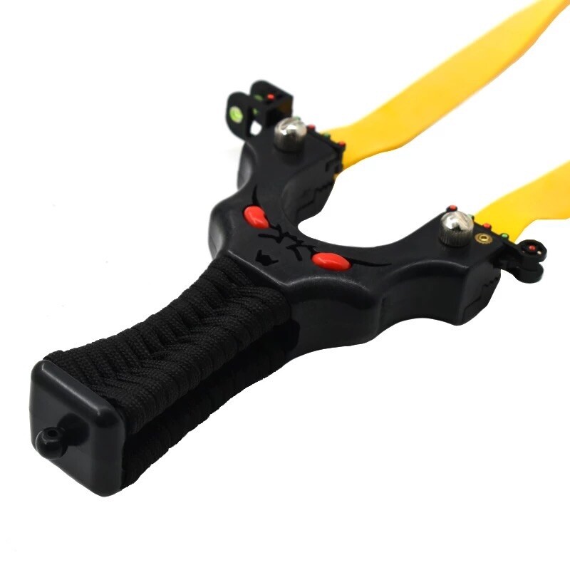 Pack Lance-pierre SD7A Pro Noir + Billes 9.5mm - Competition/Chasse - Neuf Sous Blister