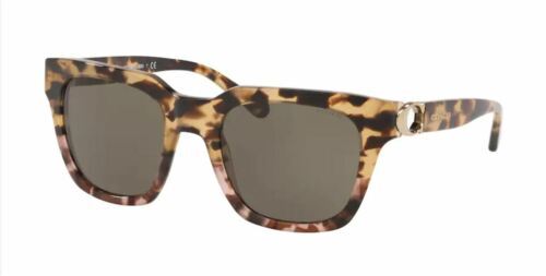 Coach Sunglasses HC8381U CL918 57563J Dark Tortoise Canary w  display picture 3
