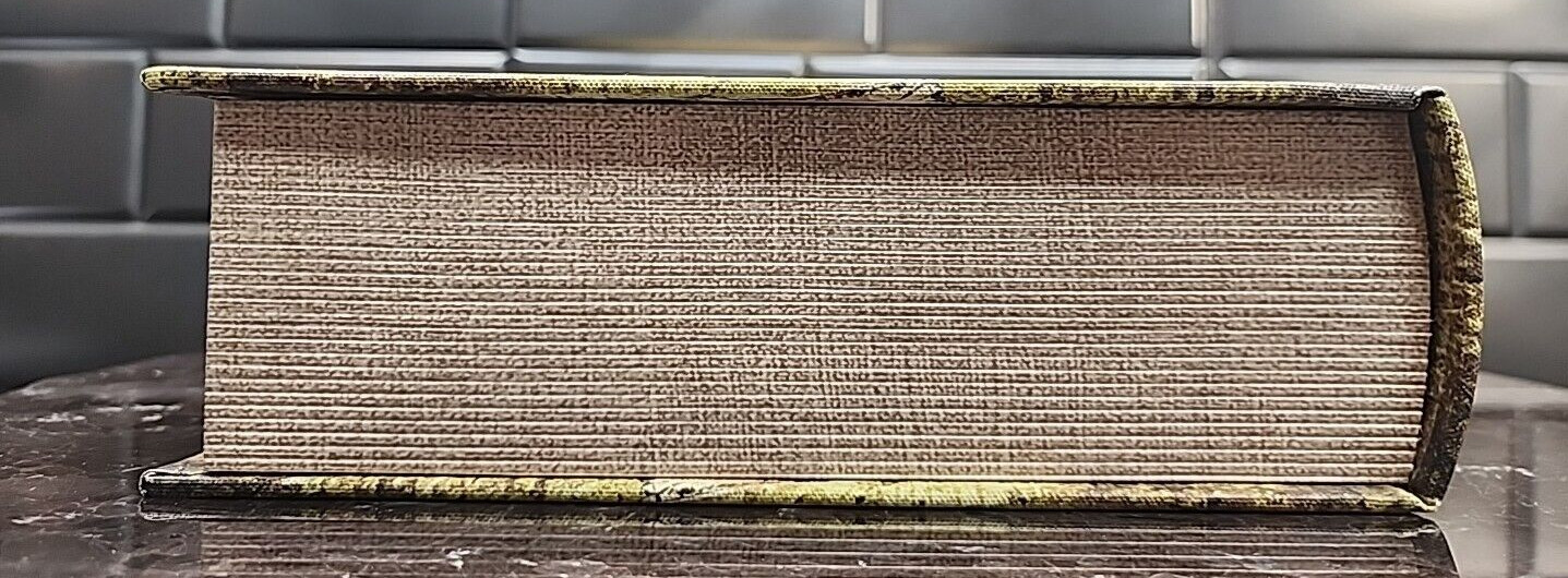 Butterfly Taxonomy Wooden Hollow Hideaway Safe Box Book Magnetic 12×8×2.75"