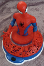 Marvel Spiderman Talking/ Rotating Battery Operated Nightlight Tested  Works