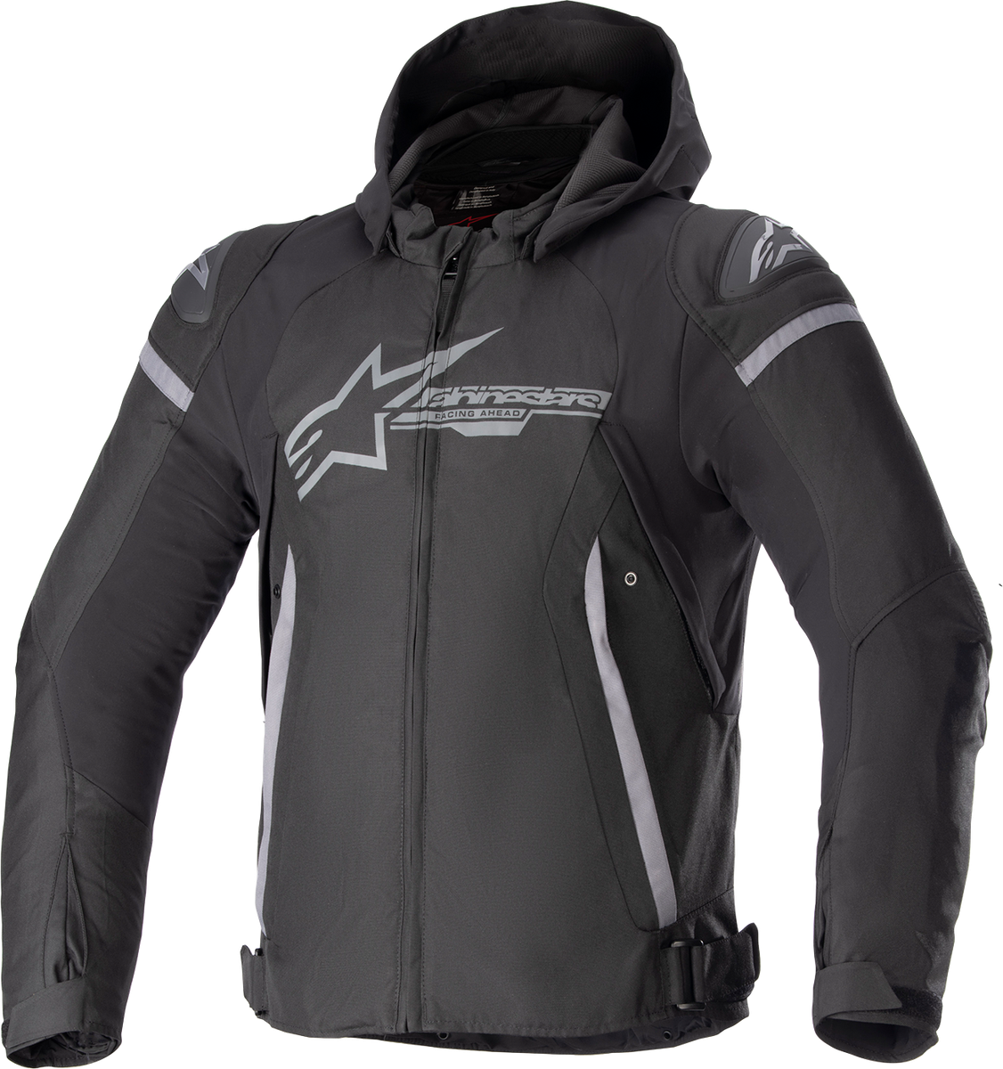 Alpinestars Zaca Waterproof Jacket Large Black/Gray 3206423-111-L