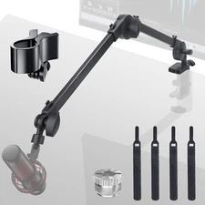 Microphone Boom Arm with Desk Mount 360° Rotatable Adjustable Studio Mic Stand