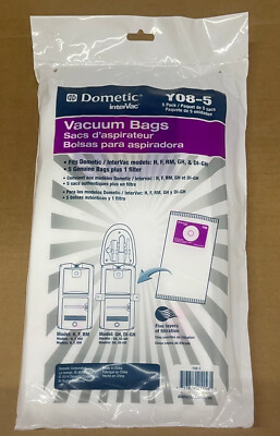 Dometic InterVac Y08-5, Genuine Dometic Vacuum Bags and Filter