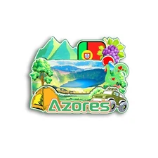 Azores PORTUGAL Refrigerator magnet 3D travel souvenirs wood craft gifts
