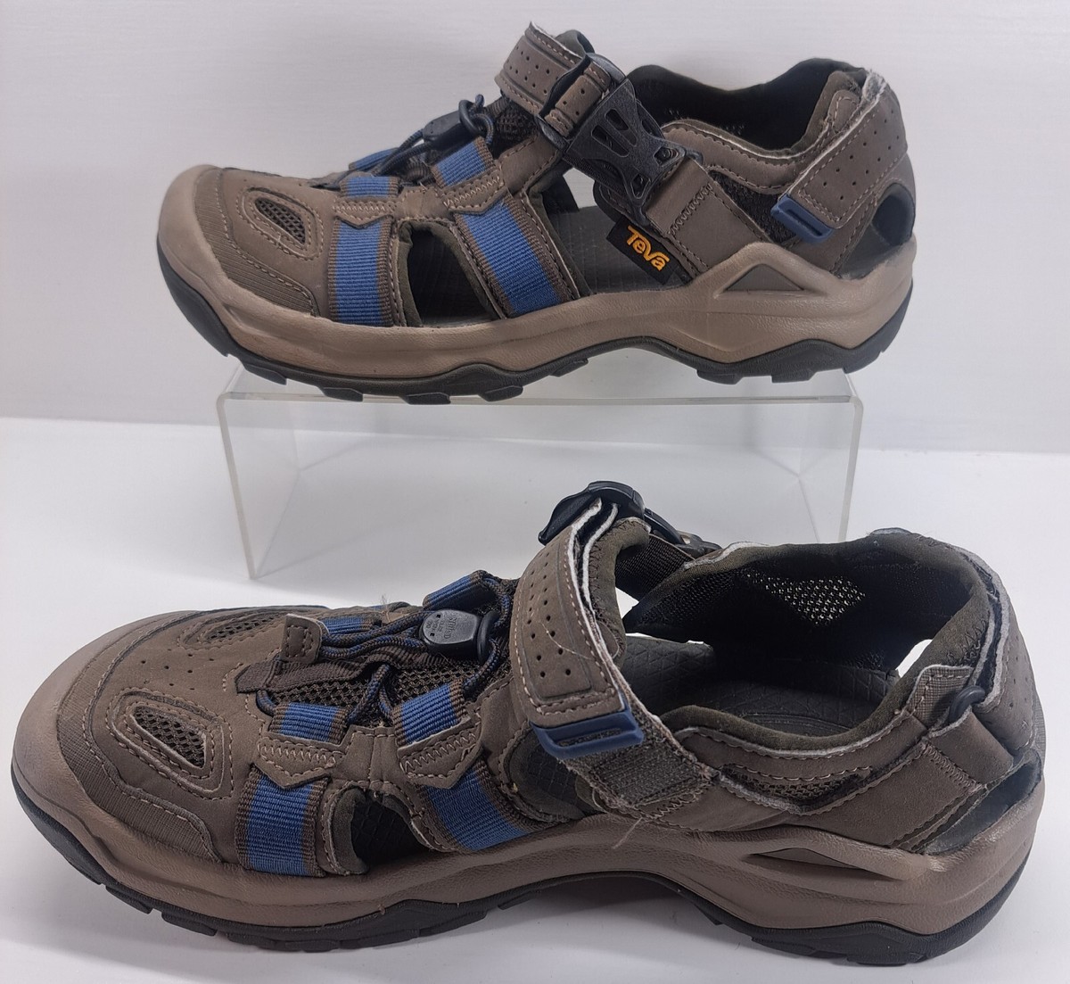Teva Men’s Omnium 2 Hybrid Hiking Water Shoes in Black & Gray Sz 8 Men main image 4