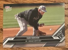 2024 MLB Topps Now Road To Opening Day Card Yoan Moncada, White Sox, OD-60