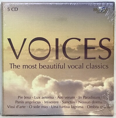 Voices The Most beautiful Vocal Classics 5 CDs 2011 Classical Over 5 hrs Music