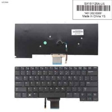 US Laptop Keyboard for DELL Latitude E7440 E7420 E7240 Black with Point Stick