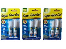 3x Super Glue Gel  Non Drip formula ideal for household repair