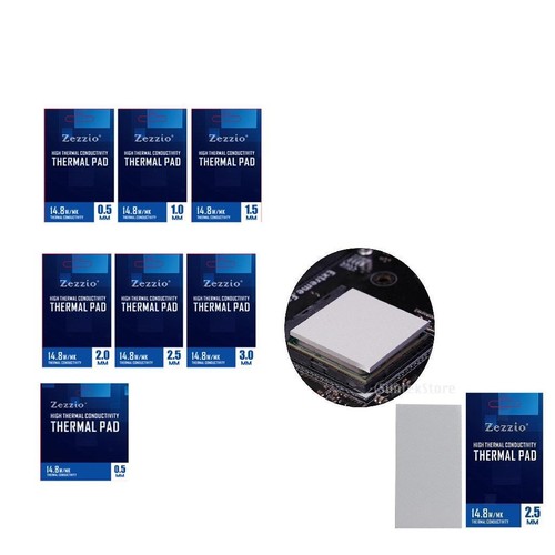 Wärmeleitpad 85x45mm für CPU Grafikkarte Hitzebeständigkeit Gap Filler
