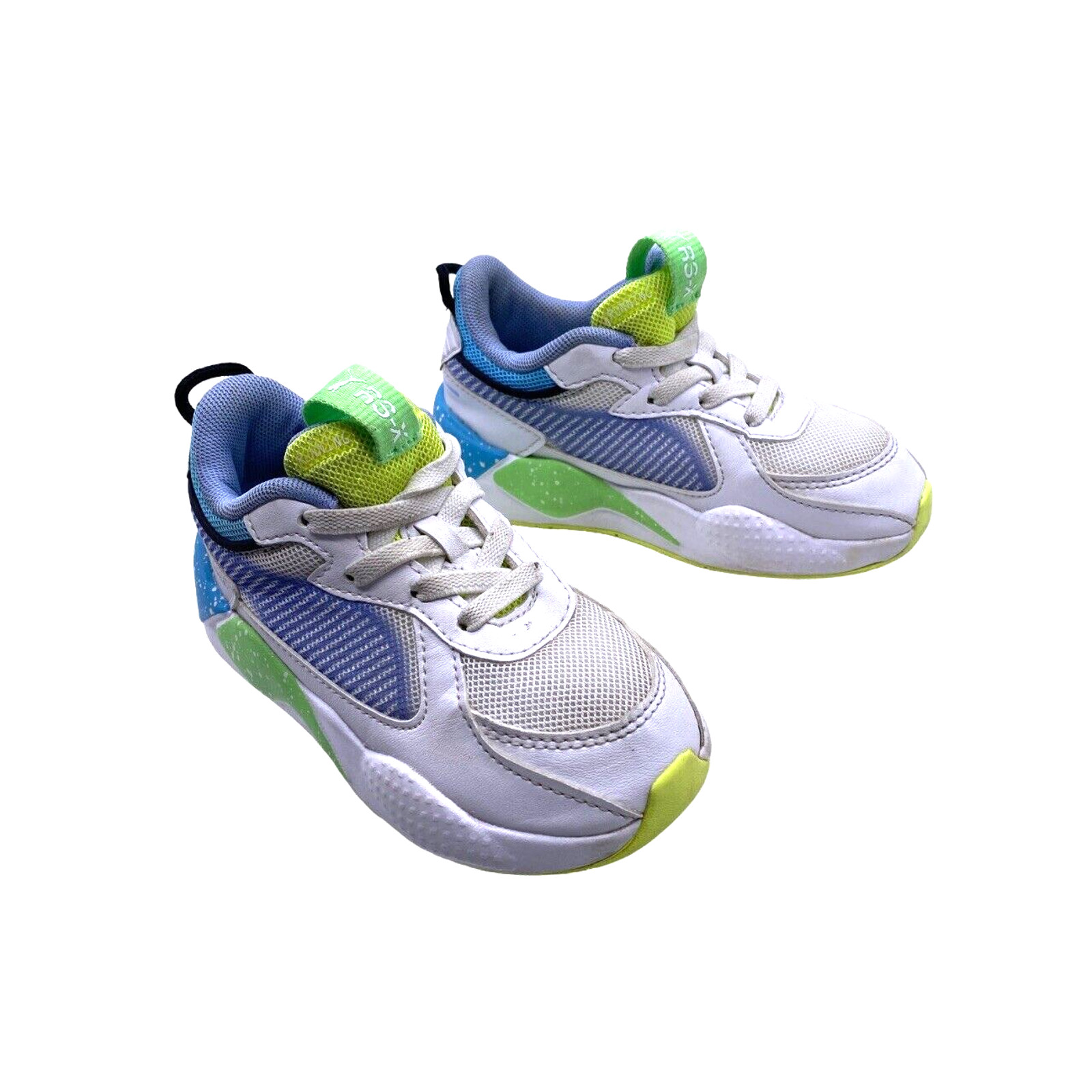Size 4c 382765-02 White Blue Green Yellow