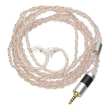 IEM Earphone Cable 28AWG 1.2m 4 Cores HiFi Ear Monitor Cable Pink 2.5mm, TFZ 