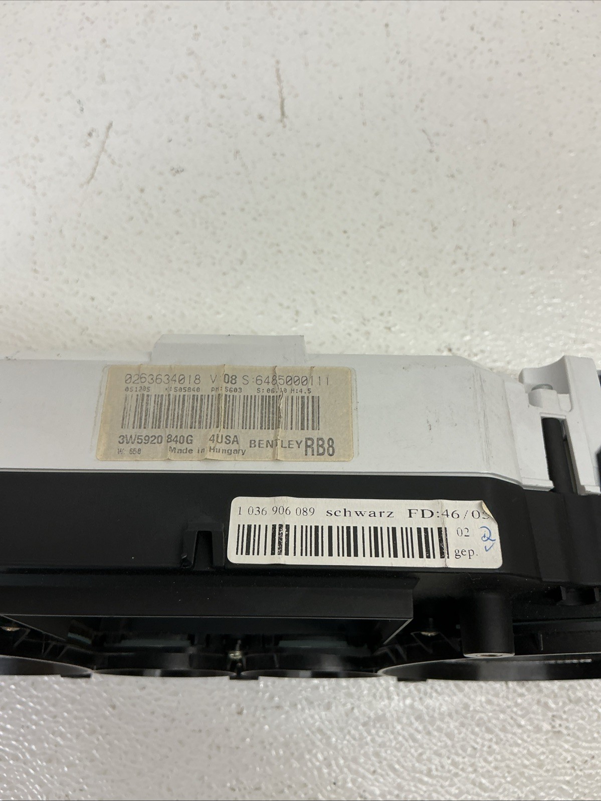 06-07 Bentley Continental Flying Spur Instrument Cluster Speedometer OEM 27k