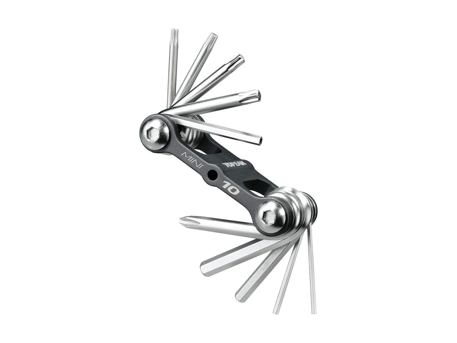 Topeak Mini 10 Multi Tool One Size, Grey, Silver 