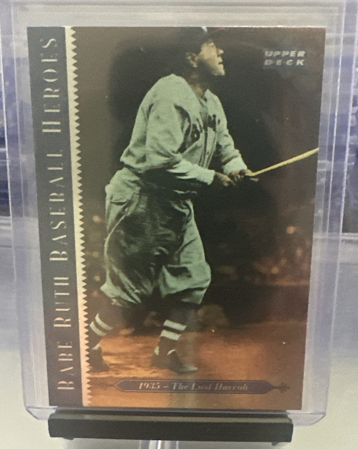 Upper Deck 1995 Babe Ruth Baseball Heroes Insert #81 Babe Ruth Boston Braves