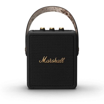 NEW Marshall Stockwell II Portable Bluetooth Speaker, Black and Brass